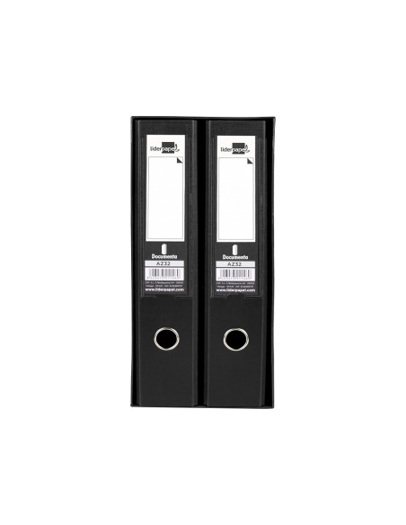 MODULO 2 ARCHIVADORES PAL. LIDERPAPEL FL FORRADO RADO LOMO 75MM NG.