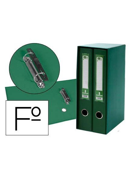 MODULO 2 ARCHIVADORES PAL. LIDERPAPEL FL FORRADO RADO LOMO 75MM VE.