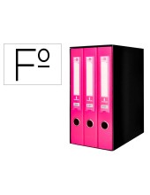 MODULO  3 ARCHIVADORES FL. 2AN.MECANISMO PALANCA 52MM ROSA