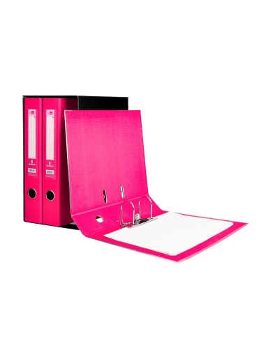 MODULO  3 ARCHIVADORES FL. 2AN.MECANISMO PALANCA 52MM ROSA