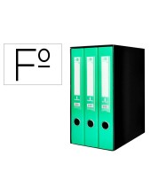 MODULO  3 ARCHIVADORES FL. 2AN.MECANISMO PALANCA 52MM VE. PASTEL