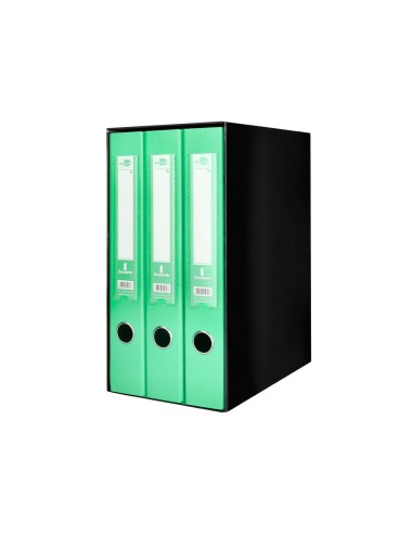 MODULO  3 ARCHIVADORES FL. 2AN.MECANISMO PALANCA 52MM VE. PASTEL