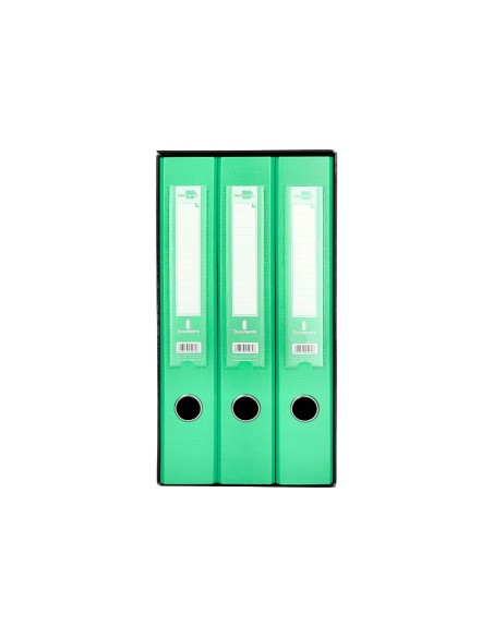 MODULO  3 ARCHIVADORES FL. 2AN.MECANISMO PALANCA 52MM VE. PASTEL