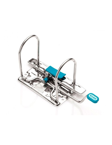 ARCHIVADOR PALANCA ELBA CHIC CARTON FORRADO PVC RADO FL. L.80MM AZ.