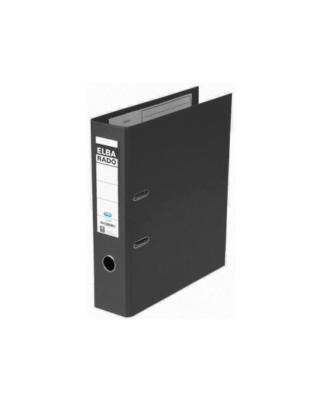 ARCHIVADOR PALANCA ELBA CHIC CARTON FORRADO PVC RADO FL. L.80MM NG.