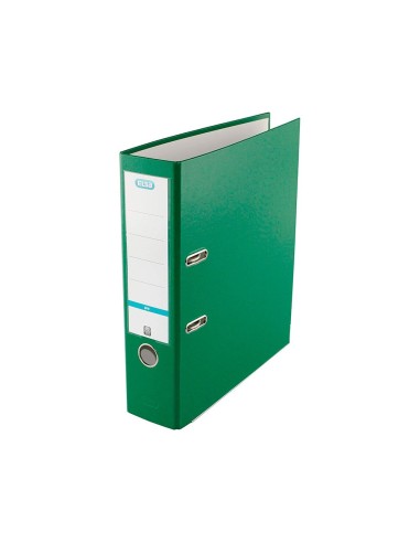 ARCHIVADOR PALANCA ELBA TOP CARTON COMPACTO PP. RADO A4 L.80MM VE.