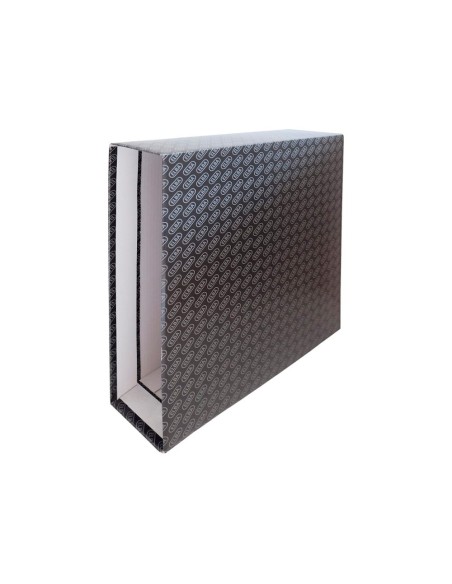 CAJA ARCHIVADOR PALANCA CARTON FORRADO ELBA A4 LOMO 85MM NG.