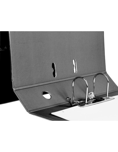 ARCH.PAL.LIDERPAPEL C.FORRADO FL.NEGRO C/RADO