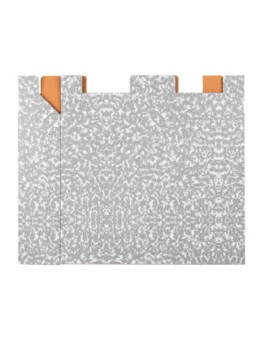 CAJA ARCH.PAL.CARTON FL.JASPEADO GRIS