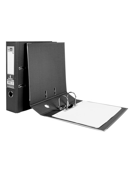 ARCH.PAL.LIDERPAPEL C.FORRADO DIN A4 NG.C/RADO LOMO 75 MM