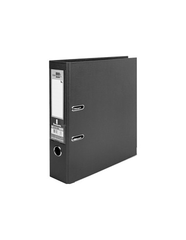 ARCH.PAL.LIDERPAPEL C.FORRADO DIN A4 NG.C/RADO LOMO 75 MM