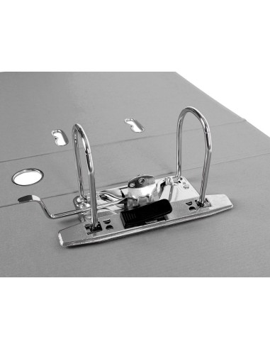 ARCH.PAL.LIDERPAPEL C.FORRADO DIN A4 GRIS C/RADO LOMO 75 MM