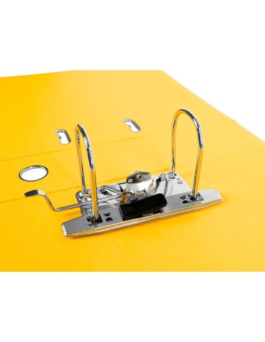 ARCH.PAL.LIDERPAPEL C.FORRADO DIN A4 AM.C/RADO LOMO 75 MM