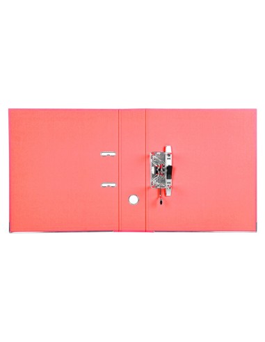 ARCH.PAL.LIDERPAPEL C.FORRADO DIN A4 ROJO C/RADO LOMO 75 MM