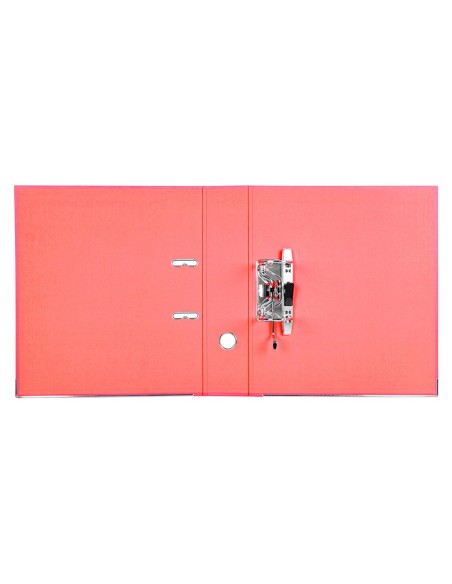 ARCH.PAL.LIDERPAPEL C.FORRADO DIN A4 ROJO C/RADO LOMO 75 MM