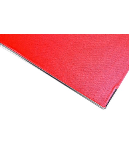 ARCH.PAL.LIDERPAPEL C.FORRADO DIN A4 ROJO C/RADO LOMO 75 MM