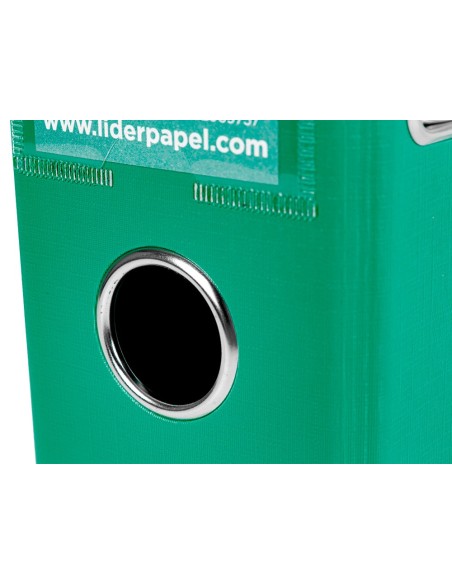 ARCH.PAL.LIDERPAPEL C.FORRADO DIN A4 VER C/RADO LOMO 75 MM