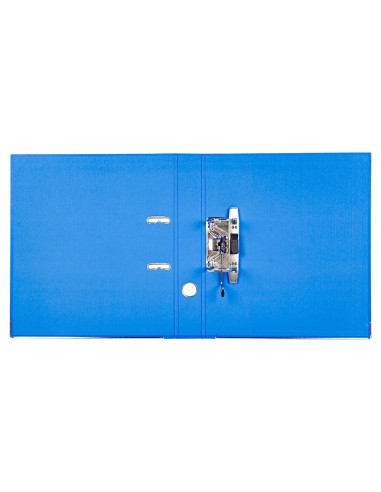 ARCH ESTRECHO.PAL.LIDERPAPEL C.FORRADO DIN A4 AZUL C/RADO LOMO 52 MM