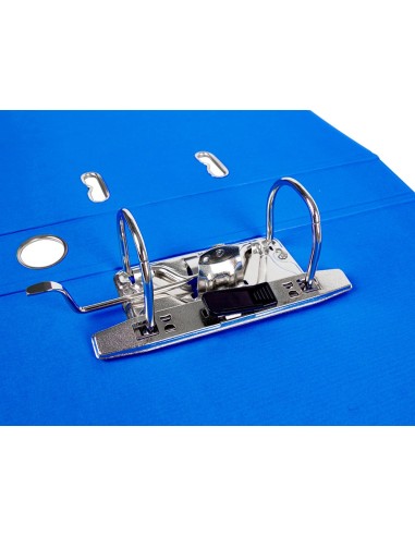 ARCH ESTRECHO.PAL.LIDERPAPEL C.FORRADO DIN A4 AZUL C/RADO LOMO 52 MM