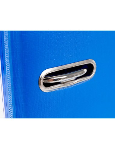 ARCH ESTRECHO.PAL.LIDERPAPEL C.FORRADO DIN A4 AZUL C/RADO LOMO 52 MM