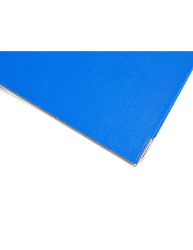 ARCH ESTRECHO.PAL.LIDERPAPEL C.FORRADO DIN A4 AZUL C/RADO LOMO 52 MM