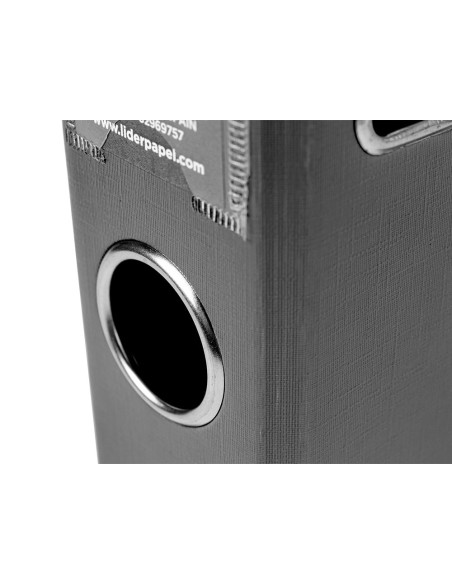 ARCH.ESTRECHO PAL.LIDERPAPEL C.FORRADO DIN A4 NG.C/RADO LOMO 52 MM