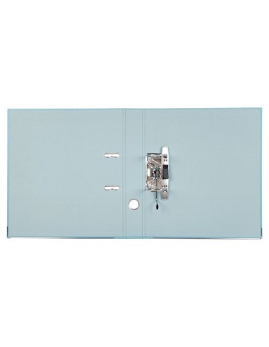 ARCH ESTRECHO.PAL.LIDERPAPEL C.FORRADO DIN A4 GRIS C/RADO LOMO 52 MM