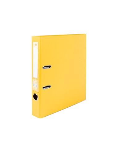 ARCH ESTRECHO.PAL.LIDERPAPEL C.FORRADO DIN A4 AM.C/RADO LOMO 52 MM