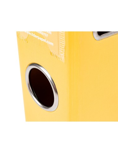 ARCH ESTRECHO.PAL.LIDERPAPEL C.FORRADO DIN A4 AM.C/RADO LOMO 52 MM