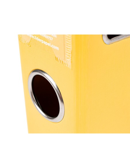 ARCH ESTRECHO.PAL.LIDERPAPEL C.FORRADO DIN A4 AM.C/RADO LOMO 52 MM