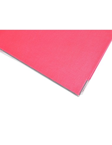 ARCH.ESTRECHO PAL.LIDERPAPEL C.FORRADO DIN A4 ROJO C/RADO LOMO 52 MM