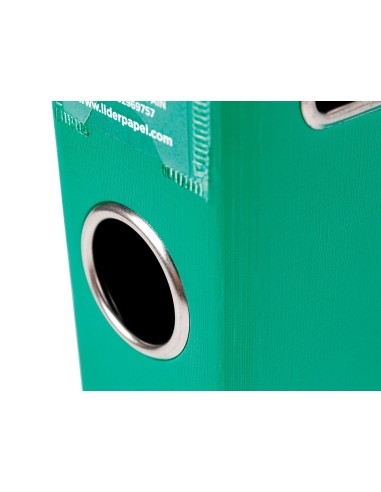 ARCH ESTRECHO.PAL.LIDERPAPEL C.FORRADO DIN A4 VER C/RADO LOMO 52 MM