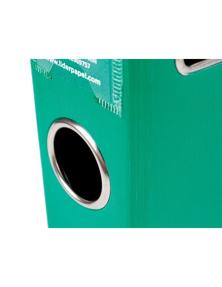 ARCH ESTRECHO.PAL.LIDERPAPEL C.FORRADO DIN A4 VER C/RADO LOMO 52 MM