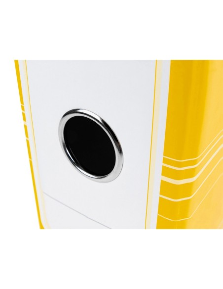 ARCH.PAL.LIDERPAPEL C.FORRADO DIN A4 AM.C/CAJA LOMO 80 MM FILIN