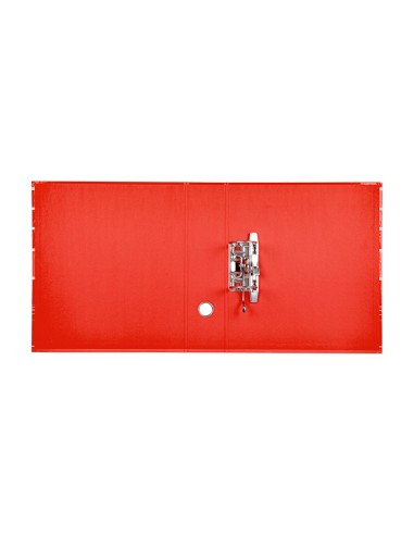 ARCH.PAL.LIDERPAPEL C.FORRADO DIN A4 ROJO C/CAJA LOMO 80 MM FILING SY