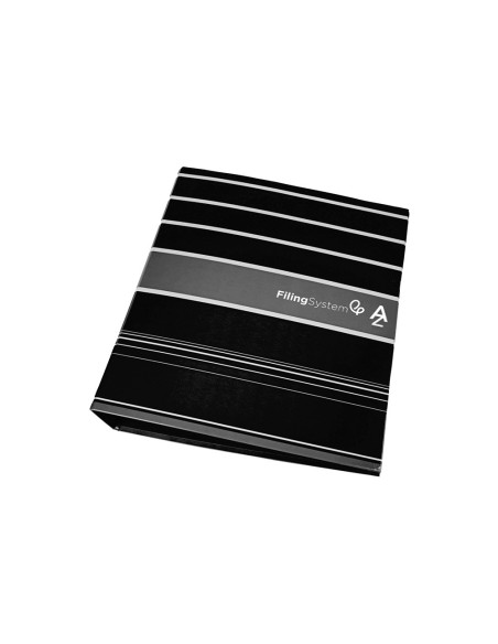 ARCH.PAL.LIDERPAPEL C.FORRADO DIN A4 NG.C/CAJA LOMO 80 MM FILING S