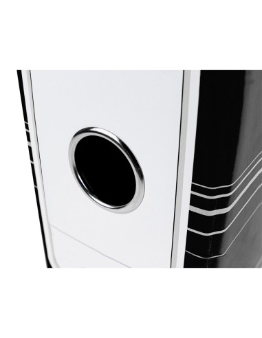 ARCH.PAL.LIDERPAPEL C.FORRADO DIN A4 NG.C/CAJA LOMO 80 MM FILING S