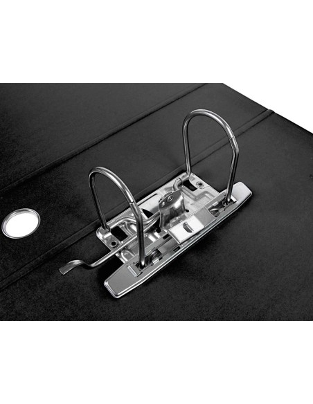 ARCH.PAL.LIDERPAPEL C.FORRADO DIN A4 NG.C/CAJA LOMO 80 MM FILING S