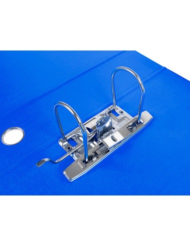 ARCH.PAL.LIDERPAPEL C.FORRADO DIN-A4 AZUL C/CAJA LOMO 80 MM-FILING SY