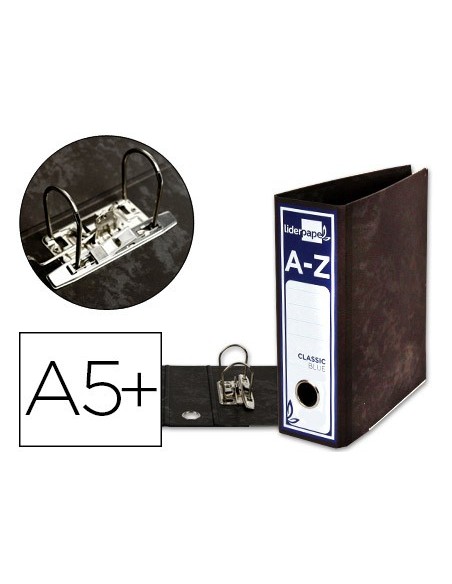 ARCH 4º VERTICAL LIDERPAPEL C.FORRADO JASPEADO NG. SIN CAJA