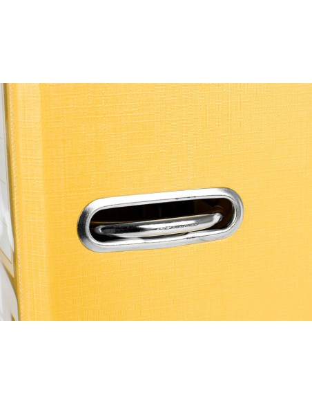 ARCH.PAL.LIDERPAPEL C.FORRADO FL.AMARILLO C/RADO