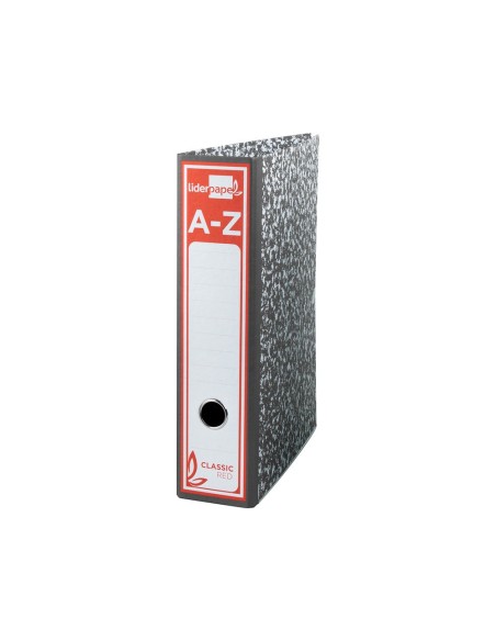 ARCH.PAL.LIDERPAPEL C.FORRADO DIN A4 JASPEADO GRIS SIN CAJA CLASSIC R