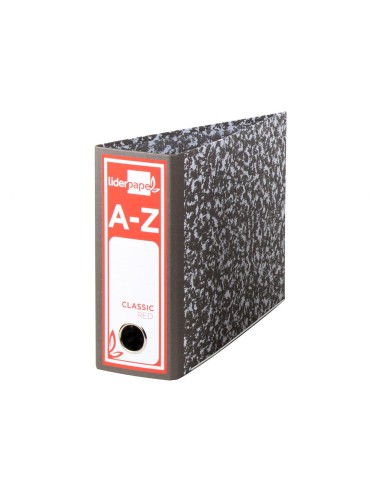 ARCH. 4º APAISADO LIDERPAPEL C.FORRADO  JASPEADO GRIS SIN CAJA