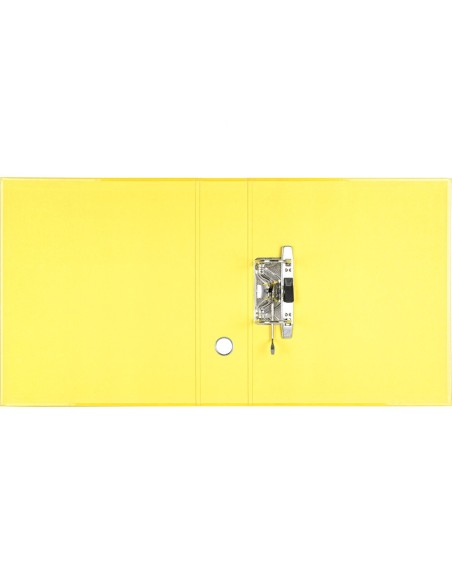 ARCH.PAL.LIDERPAPEL C.FORRADO DIN A4 AM.SIN CAJA LOMO 80 MM COL