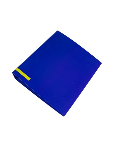 ARCH.PAL.LIDERPAPEL C.FORRADO DIN A4 AZUL SIN CAJA LOMO 80 MM COLOR S