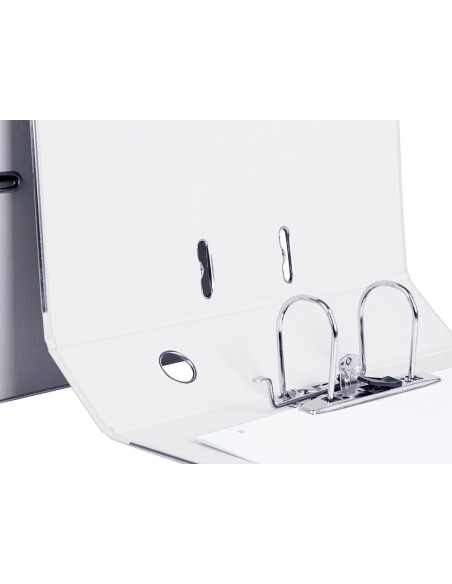 ARCHIVADOR PALANCA LIDERPAPEL FL FORRADO PVC RADO LOMO 75MM BL.