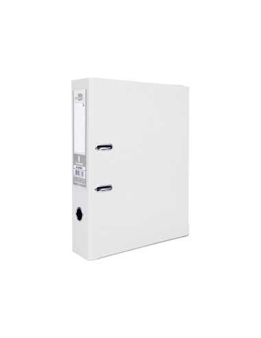 ARCHIVADOR PALANCA LIDERPAPEL FL FORRADO PVC RADO LOMO 75MM BL.