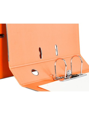 ARCHIVADOR PALANCA LIDERPAPEL FL FORRADO PVC RADO LOMO 75MM NJ.