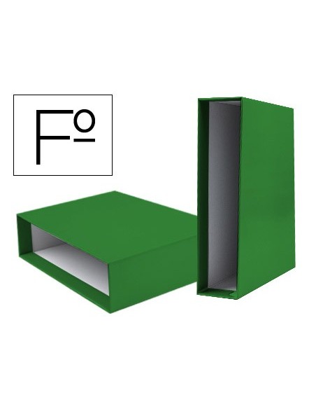 CAJA ARCHIVADOR PALANCA DOCUMENTA FL CARTON LOMO 82MM VE.