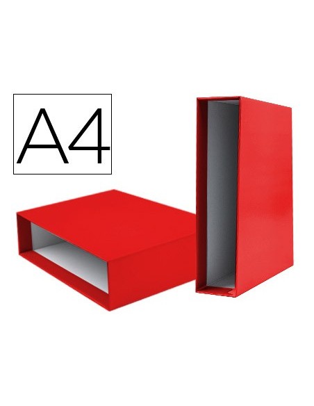 CAJA ARCHIVADOR PALANCA DOCUMENTA A4 CARTON LOMO 82MM RJ.